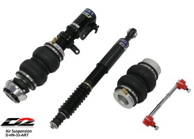 D2 Racing - D2 Racing D-HN-33-ART Air Struts for 07+ Honda Fit 2010+ Honda CRZ