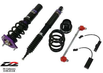 D2 Racing - D2 Racing D-HN-25-5-M RS Coilovers w/Bypass Modules for 18+ Civic Si/Accord