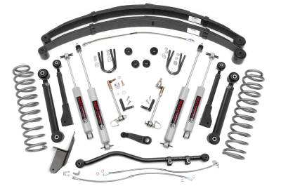 Rough Country Suspension Systems - Rough Country 63330 4.5" X-Series Suspension Lift Kit for 84-01 Jeep Cherokee XJ