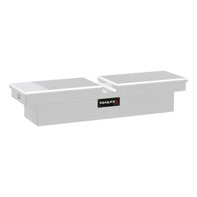 TrailFX - TrailFX 140721 Crossover Tool Box 72x19.25x13.5" Polished Aluminum 9.0 Cu Ft