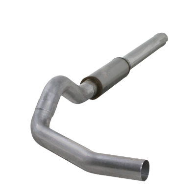Diamond Eye Performance - Diamond Eye K5244A Kit 5" Aluminized Cat-Back Single for 04.5-07.5 Dodge Ram 5.9