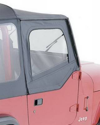 Rampage - Rampage 89615 Replacement Door Skin Black Denim for 87-95 Jeep Wrangler YJ