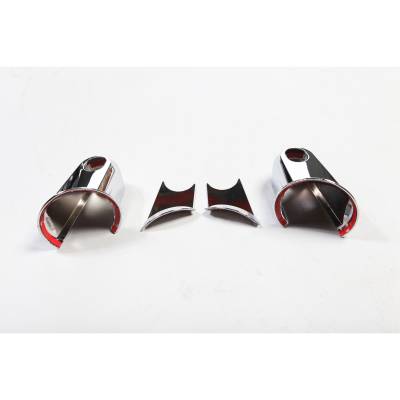 Rugged Ridge - Rugged Ridge 13311.02 Mirror Arm Covers Chrome