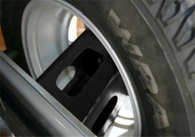 Rampage - Rampage 86616 Rear Tailgate Tire Extender for 87-06 Jeep Wrangler YJ/TJ