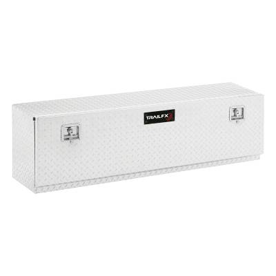 TrailFX - TrailFX 170601 Top Mount Tool Box 60" Bright Polished Aluminum Single Door