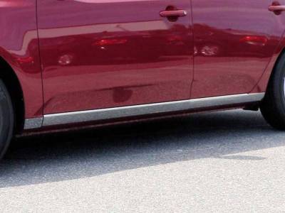 Quality Automotive Accessories - QAA TH10810 Stainless Rocker Panel Trim 6pc for 10-13 Kia Forte