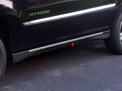 Quality Automotive Accessories - QAA TH24127 Stainless Rocker Panel Trim 2pc for 06-08 Lexus RX400h