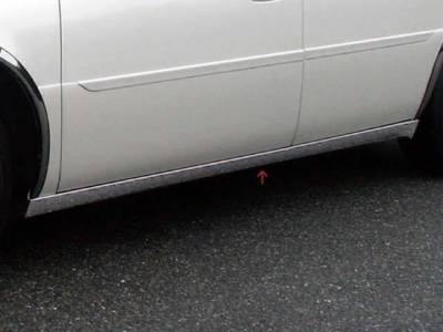 Quality Automotive Accessories - QAA TH40248 Stainless Rocker Panel Trim 4Pc for 00-05 Cadillac DeVille