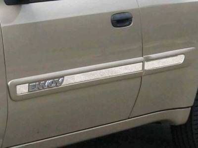 Quality Automotive Accessories - QAA TH42293 Stainless Rocker Panel Trim 6pc for 02-06 GMC Envoy