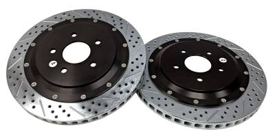 Baer Brakes - Baer 2302021 EradiSpeed+1 Rotor Upgrade 14" Rear for 97-13 Corvette/Cadillac XLR