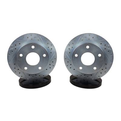 Baer Brakes - Baer Brakes 05365-020 Front Disc Brake Rotor Set for 94-99 Dodge Ram 1500 4WD