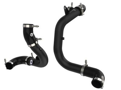 aFe Power - aFe 46-20414-B Aluminum Hot/Cold Charge Pipe Kit Black for 15-20 Audi/VW 2.0L
