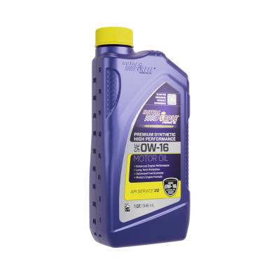 Royal Purple - Royal Purple 01016 Low Viscosity High Performance 0W-16 Oil 1 Quart Bottle