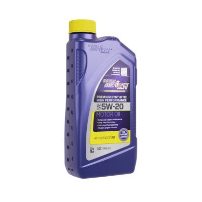 Royal Purple - Royal Purple 01520 High Performance 5W-20 Synthetic Oil 1 Quart Bottle