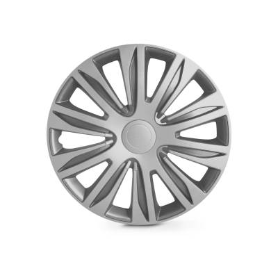 Winjet - Winjet CHB-5083-B-14 14" 4PC Set Wheel Cover Hubcaps Silver