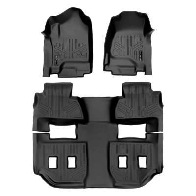 SMARTLINER - SMARTLINER SA0136/B0159 Front/Rear BLACK Floor Liners Suburban/Yukon XL