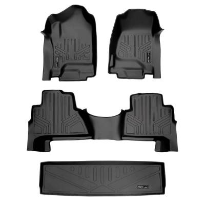 SMARTLINER - SMARTLINER SA0136/B0163/E0153 Front/Rear BLACK Floor Liners Cadillac Escalade