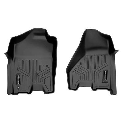 SMARTLINER - SMARTLINER SA0252 Front BLACK Floor Liners for Ram Crew/Mega