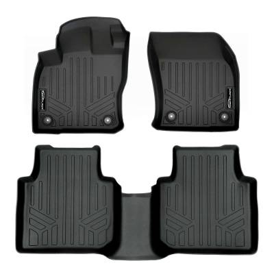 SMARTLINER - SMARTLINER SA0270/B0270 Front/Rear BLACK Floor Liners for VW Tiguan