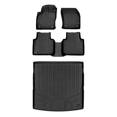 SMARTLINER - SMARTLINER SA0270/B0270/D0431 Front/Rear BLACK Floor Liners for VW Tiguan