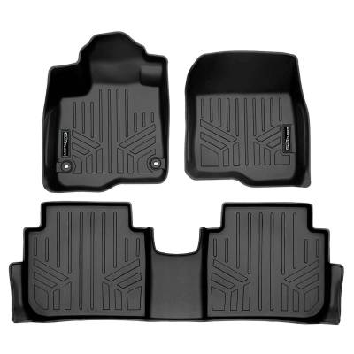 SMARTLINER - SMARTLINER SA0665/B0665 Front/Rear BLACK Floor Liners Honda CR-V