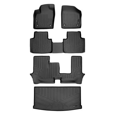 SMARTLINER - SMARTLINER SA0300/B0300/C0300/E0300 Front/Rear BLACK Floor Liners for VW Atlas