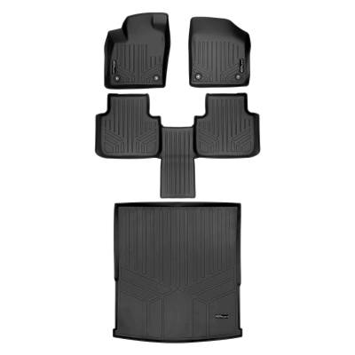 SMARTLINER - SMARTLINER SA0300/B0443/D0300 Front/Rear BLACK Floor Liners for VW Atlas
