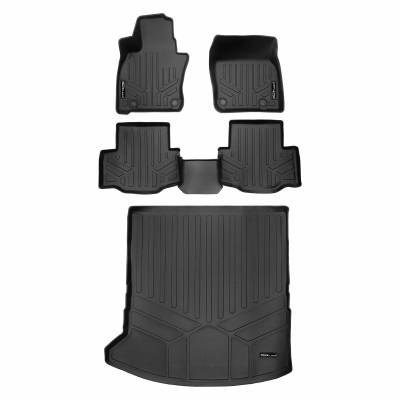 SMARTLINER - SMARTLINER SA0716/B0716/D0716 Front/Rear BLACK Floor Liners Mazda CX-90