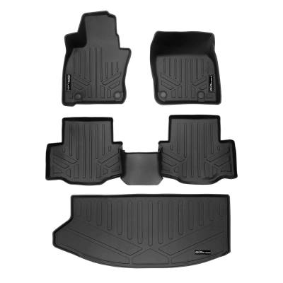 SMARTLINER - SMARTLINER SA0716/B0716/E0716 Front/Rear BLACK Floor Liners Mazda CX-90