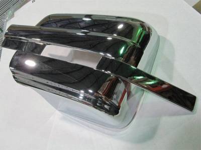 Quality Automotive Accessories - QAA MC49310 4Pc Chrome ABS Plastic Mirror Cover for 2009-2014 Ford F150