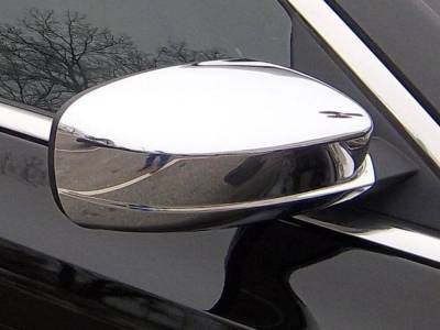Quality Automotive Accessories - QAA MC51761 2Pc Chrome ABS Mirror Cover for Chrysler 200 300 Dodge Charger