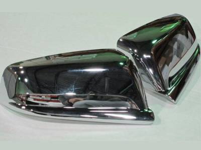 Quality Automotive Accessories - QAA MC53105 2Pc Chrome ABS Plastic Mirror Cover for Chevrolet Malibu