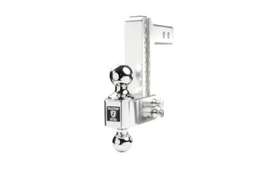 BulletProof Hitches - BulletProof AL206 Medium Duty 2" Shank 6" Drop/Rise Aluminum Hitch