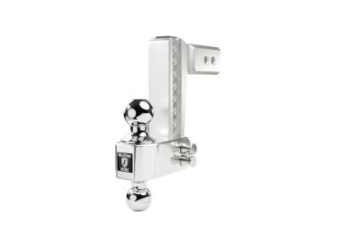 BulletProof Hitches - BulletProof AL256 Medium Duty 2.5" Shank 6" Drop/Rise Aluminum Hitch