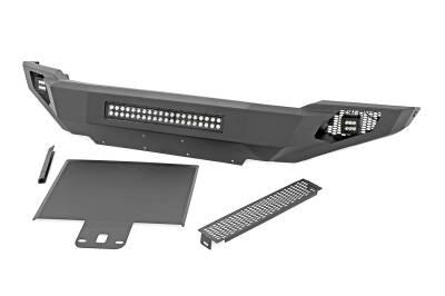Rough Country Suspension Systems - Rough Country 10756A Front High Clearance Black Bumper for 18-20 Ford F150
