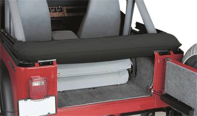 Rampage - Rampage 600015 Soft Top Storage Boot Black Denim for 97-06 Jeep Wrangler TJ