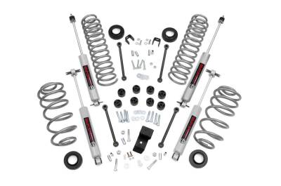Rough Country Suspension Systems - Rough Country 642.20 3.25" Suspension Lift Kit for 97-02 Jeep Wrangler TJ 4.0L