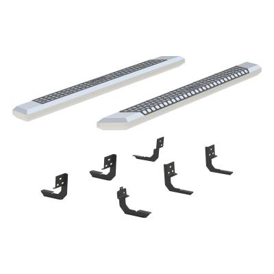 ARIES - ARIES 2555005 AdvantEDGE 5.5x75" Chrome Aluminum Side Bars for Dodge RAM 1500