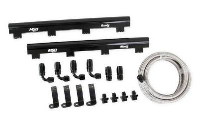 MSD - MSD Ignition 2723 Atomic EFI Billet Fuel Rail Kit for 06-15 Camaro/Corvette
