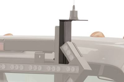 RealTruck Backrack - Backrack 91008 Antenna Mount Bracket Drivers/Passenger Side