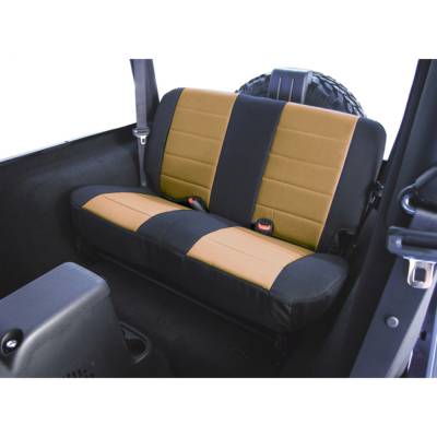 Rugged Ridge - Rugged Ridge 13280.04 Fabric Rear Seat Covers for Jeep CJ & Wrangler