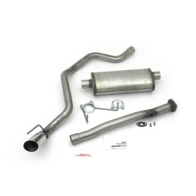 JBA Racing Headers - JBA 40-9010 2.25" Single Catback Exhaust System for 96-98 4Runner 2.7/3.4L 2/4WD