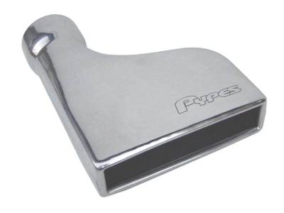 Pypes Performance Exhaust - Pypes EVT36 3" x 8" x 2" x 11" Stainless Tips Universal for 93-02 Chevy Camaro