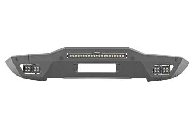 Rough Country Suspension Systems - Rough Country 51075 Modular HD Black Front Bumper for 21-26 Ford Bronco 2DR