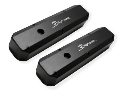 Holley Sniper EFI - Holley Sniper EFI 890003B Valve Cover Fabricated Aluminum for Chrysler SB