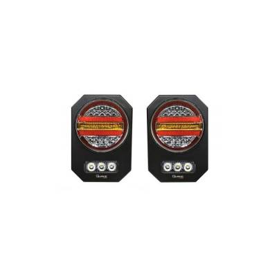 Quake LED - Quake LED QTE1025 Step Up LED Taillights for Jeep Gladiator JT