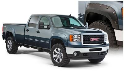 Bushwacker - Bushwacker Boss Pocket Style Fender Flares Black GMC Sierra 40943-02