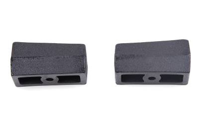 Zone Offroad - Zone Offroad 3" Rear Tapered Cast Iron Lift Blocks Pair ZONU3030