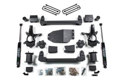Zone Offroad - Zone Offroad 6.5" Suspension Lift Zone Shocks Silverado/Sierra 1500 4WD ZONC40N