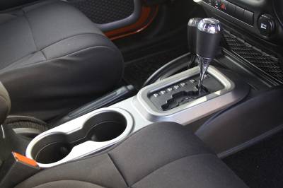 Rugged Ridge - Rugged Ridge Center Console Trim Auto-Charcoal 11157.13